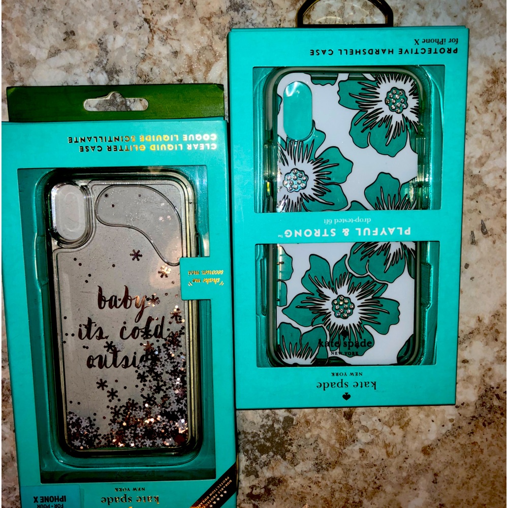 Kate Spade iPhone X cases 2 pack gently loved 🥰